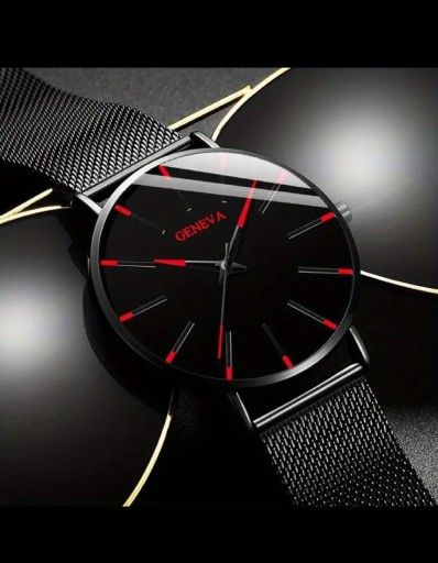 Zdjęcie oferty: Modny zegarek z siateczkowym paskiem