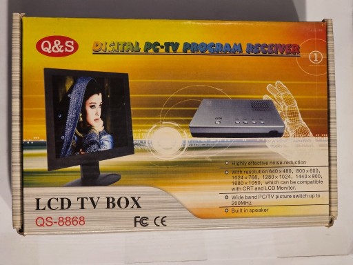 Zdjęcie oferty: Tuner Q&S LCD TV BOX QS-8868 – Analogowy Odbiornik TV/PC (Brak DVB-T/T2)