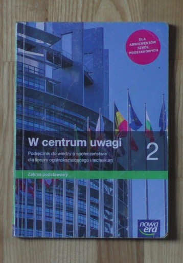 Zdjęcie oferty: W centrum uwagi 2 - WOS podręcznik - kl. 2 LO