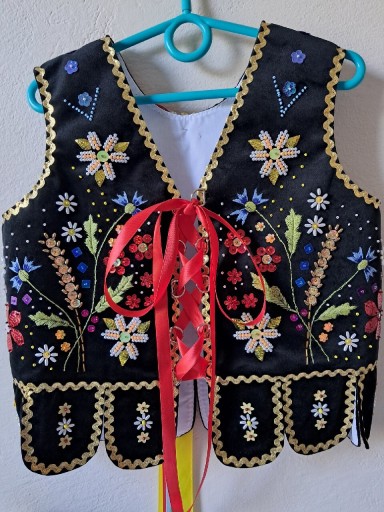 Zdjęcie oferty: Gorset do stroju krakowskiego,  3-7 lat, nowy