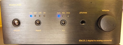 Zdjęcie oferty: DAC Music Hall 25.2 USA RCA/XLR ze wzmacniaczem słuchawkowym