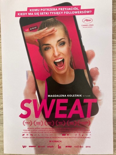 Zdjęcie oferty: Sweat  - ulotka z kina