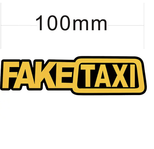 Zdjęcie oferty: Naklejka FAKE TAXI