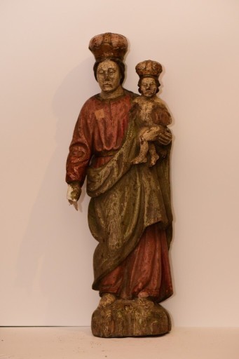 Zdjęcie oferty: Matka Boża z Dzieciątkiem. XVIIIw. 77cm.