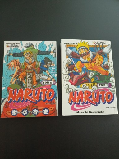 Zdjęcie oferty: NARUTO, TOM 1 i TOM 5