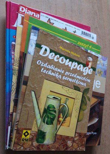 Zdjęcie oferty: Decoupage - różne publikacje 