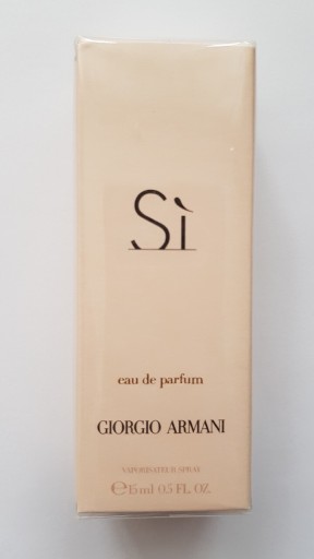 Zdjęcie oferty: Giorgio Armani Si eau de parfum 15 ml 
