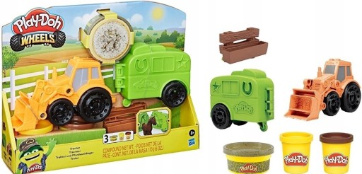 Zdjęcie oferty: Play-Doh Wheels Ciastolina Traktor F1012