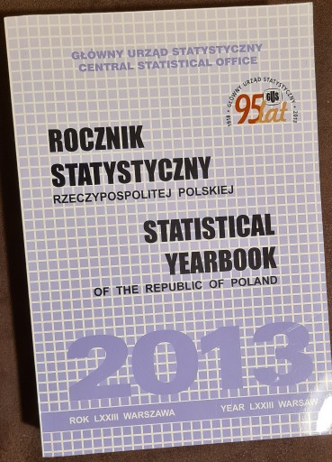 Zdjęcie oferty: Rocznik Statystyczny Polski 2013