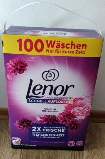 Zdjęcie oferty: Lenor proszek do prania 100 prań do koloru z DE