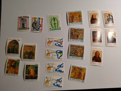 Zdjęcie oferty: znaczki Watykanu rocznik 1992