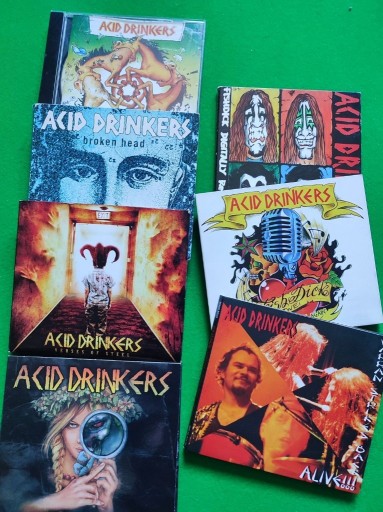 Zdjęcie oferty: Acid Drinkers - zestaw 7 płyt CD