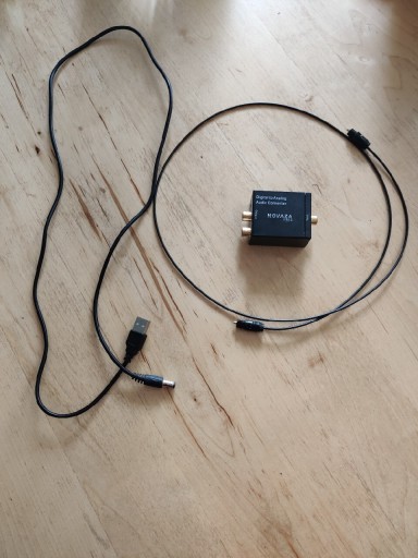 Zdjęcie oferty: Optyczny Konwerter Coaxial Toslink RCA 2x CINCH 66