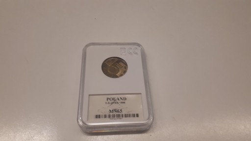 Zdjęcie oferty: 5 złotych 1996 ECC MS 65 menniczy