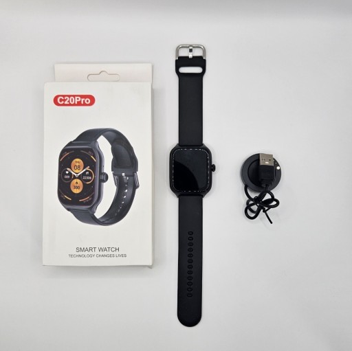 Zdjęcie oferty: Smartwatch C20 Pro Czarny – zegarek z funkcjami sportowymi i zdrowotnymi