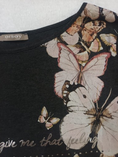 Zdjęcie oferty: ORSAY bluzeczka w motyle - rozmiar S/M