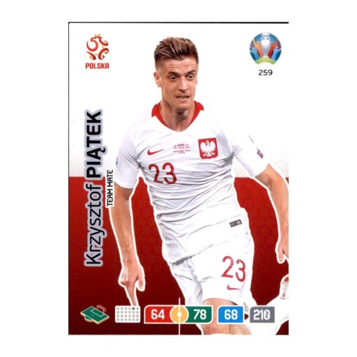 Zdjęcie oferty: UEFA EURO 2020 Team Mate Krzysztof Piątek 259