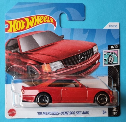 Zdjęcie oferty: Hot Wheels 89 MERCEDES 560 SEC AMG zagieta koperta