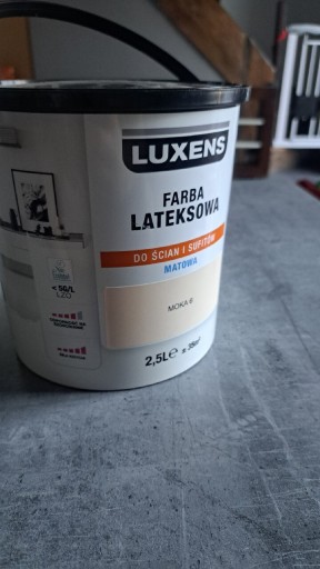 Zdjęcie oferty: Luxens farba lateksowa moka 6 beżowy 2.5