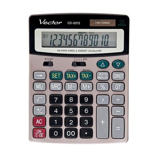 Zdjęcie oferty: Kalkulator biurowy Vector CD-2372 