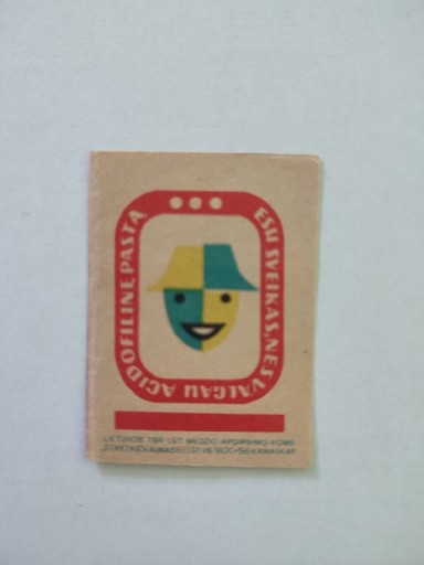 Zdjęcie oferty: Etykieta zapałczana ZSRR