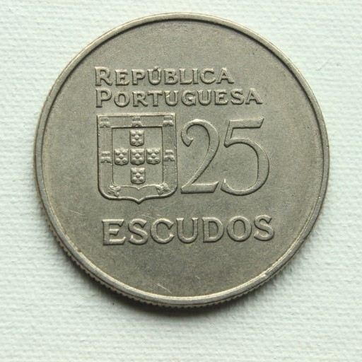 Zdjęcie oferty: Portugalia - 25 Escudos 1981r - #68
