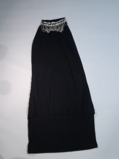 Zdjęcie oferty: Sukienka codzienna elegancka naszyjnik czarna