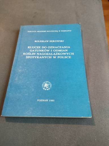 Zdjęcie oferty: Klucz do oznaczania gatunków i odmian roślin