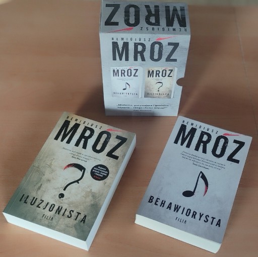 Zdjęcie oferty: Mróz Behawiorysta Iluzjonista 2 tomy z Edlingiem