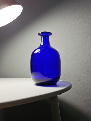 Zdjęcie oferty: Duża butla wazon kobalt proj. Horbowy lata 70 prl