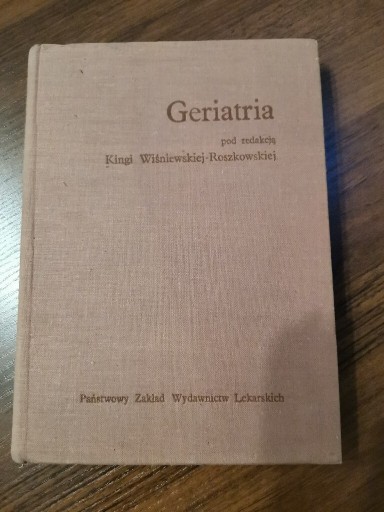 Zdjęcie oferty: GERIATRIA K. Wiśniewska-Roszkowska