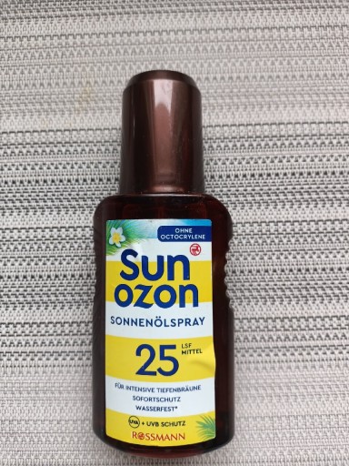 Zdjęcie oferty: Olejek do opalania spf 25 