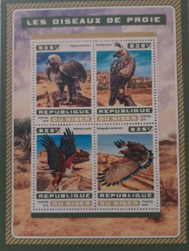 Zdjęcie oferty: Ptaki drapieżne blok ** Lux 2016 Niger