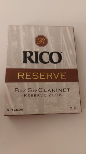 Zdjęcie oferty: Stroiki do klarnetu B Rico Reserve nr 3 1/2