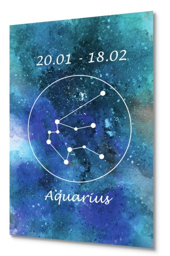 Zdjęcie oferty: Obraz na płótnie ZODIAK znak zodiaku 40x60 galaxy