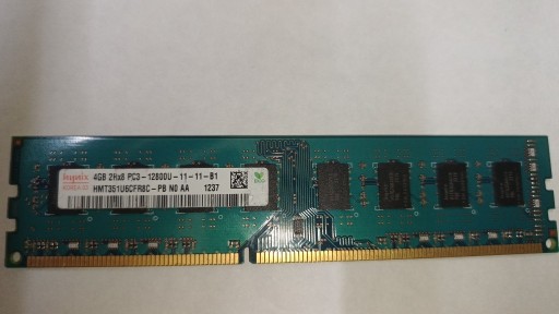 Zdjęcie oferty: PAMIĘĆ RAM SK HYNIX DDR3 4GB 12800U PC3 1600Mhz