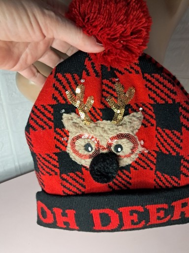 Zdjęcie oferty: Czapka zimowa z diodami świecącymi 