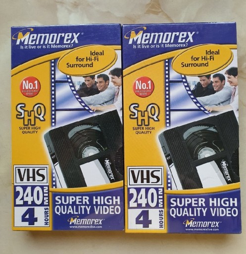 Zdjęcie oferty: Memorex.kasety VHS 