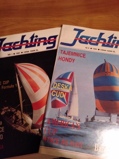 Zdjęcie oferty: Jachting czasopismo za rok 1991 (zestaw)