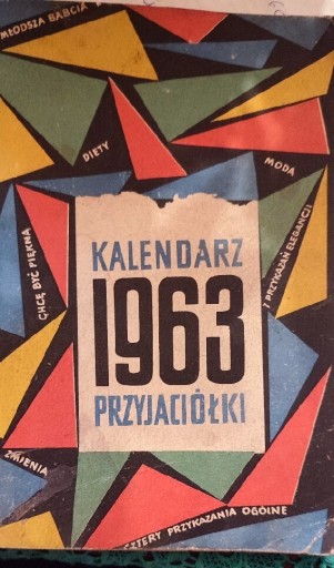Zdjęcie oferty: Kalendarz Przyjaciółki 1963