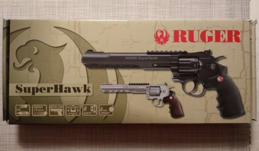 Zdjęcie oferty: Airsoft Rewolwer Ruger SuperHawk 8" 6 mm CO2