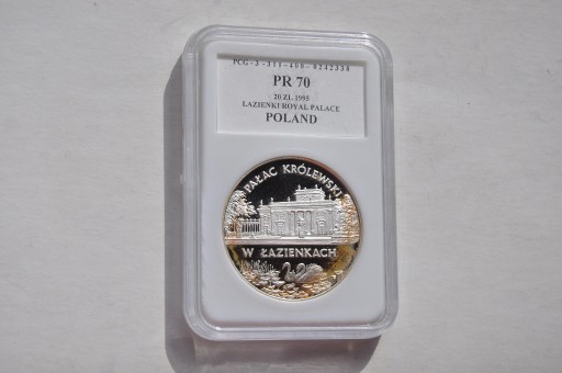Zdjęcie oferty: 20 złotych 1995 Pałac Królewski w Łazienkach PR70