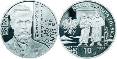 Zdjęcie oferty: 10 złotych Bronisław Piłsudski 2008 rok