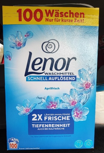 Zdjęcie oferty: Lenor Aprilfrisch 6kg 100 z Niemiec proszek do pra