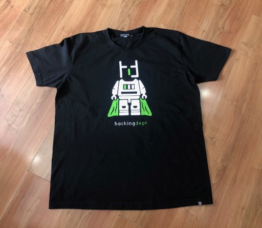 Zdjęcie oferty: Tshirt bluzka męska Hacking dept r XL 25zł