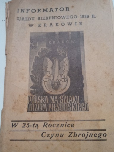 Zdjęcie oferty: IFORMATOR ZJAZDU SIERPNIOWEGO 1939 W KRAKOWIE