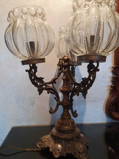 Zdjęcie oferty: Lampa antyk wykonana z masiadzu