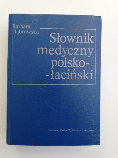 Zdjęcie oferty: Słownik medyczny polsko - łaciński