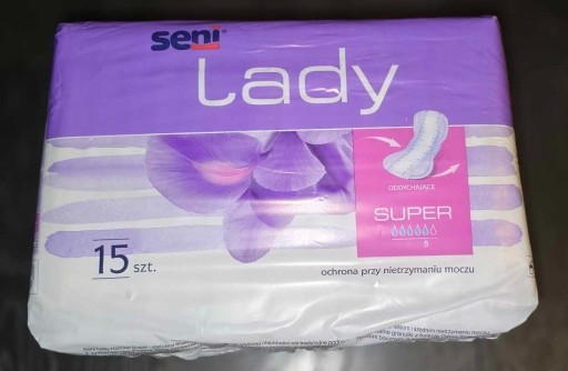 Zdjęcie oferty: SENI Lady Super - wkładki urologiczne 15szt.