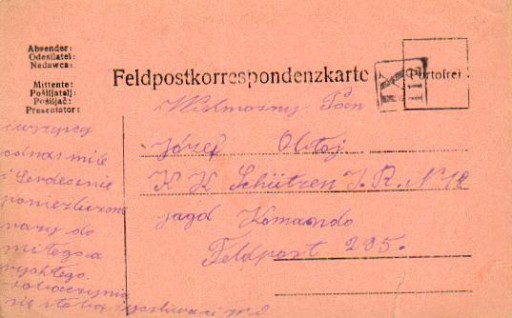 Zdjęcie oferty: 1916 - Błażowa (Rzeszów) - kamufl.st.okręg. IX-112